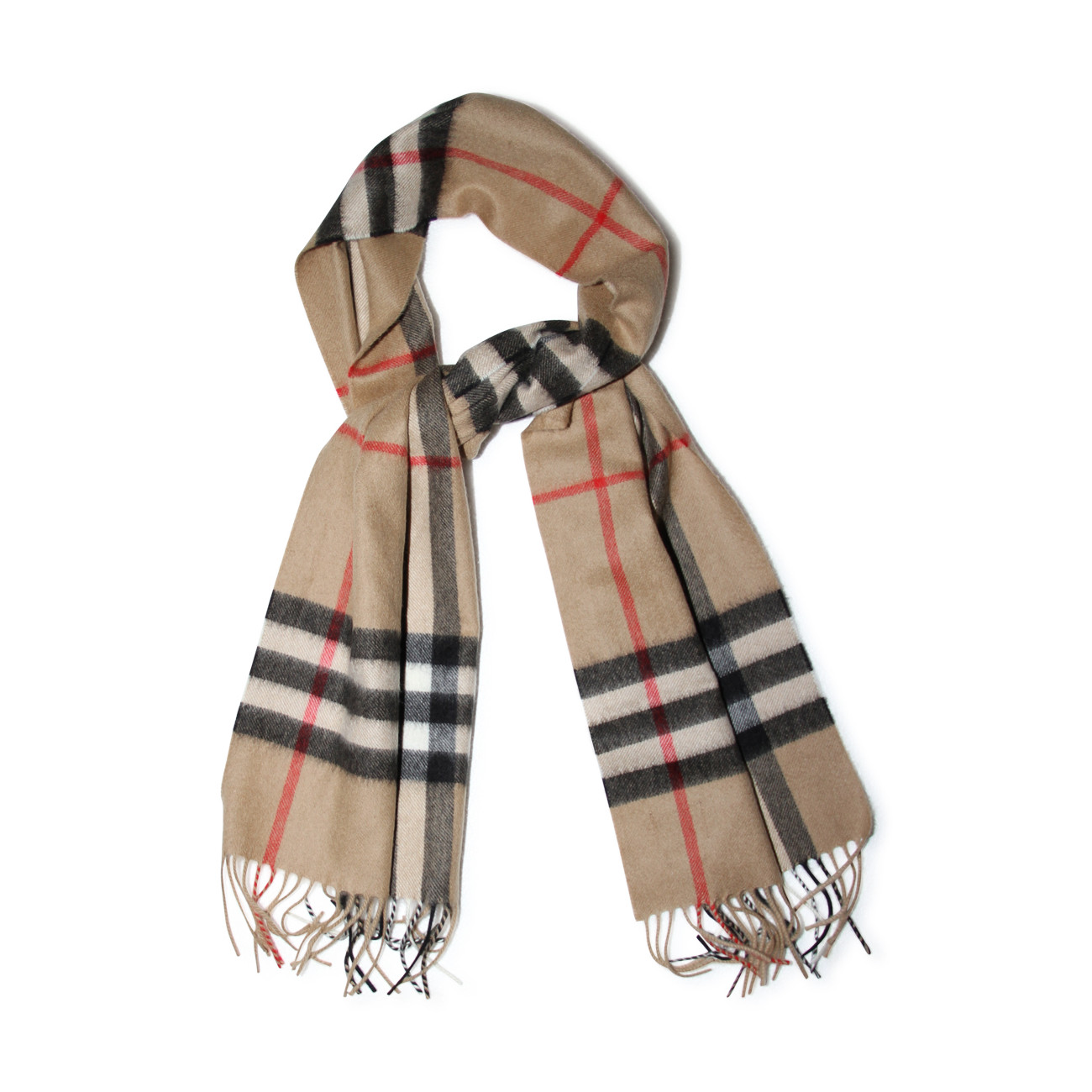 ARCHIVE BEIGE CASHMERE SCARF